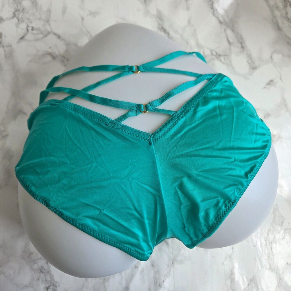 VICTORIA'S SECRET VERY SEXY STRAPPY BACK HIGH LEG  THONG PANTY  M L